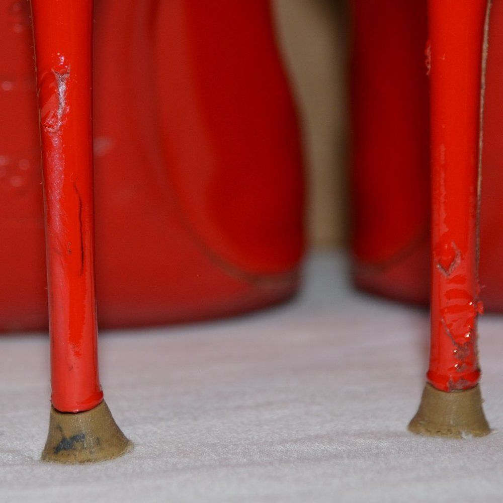 𝅺CHRISTIAN Louboutin Red Fifille 100 Patent Calf - Picture 10 of 16